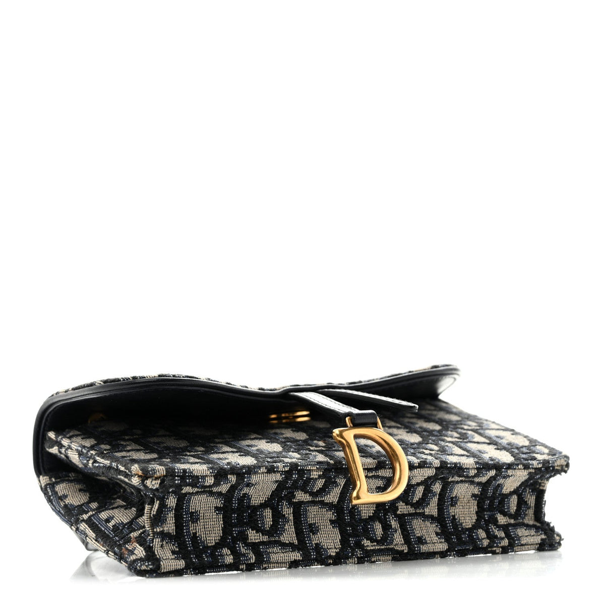 Oblique Saddle Belt Bag Blue wholesalehk.shop