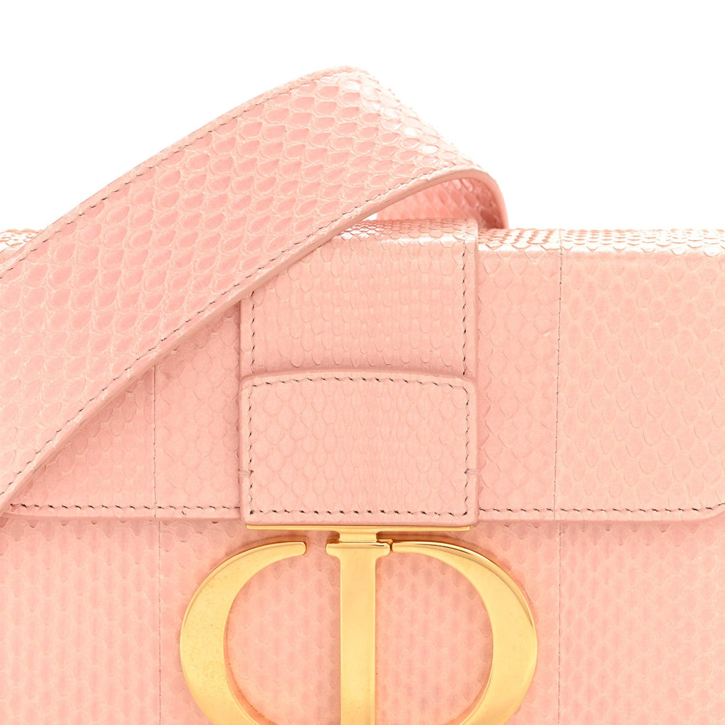Snakeskin 30 Montaigne Box Bag Rose Clair wholesalehk.shop