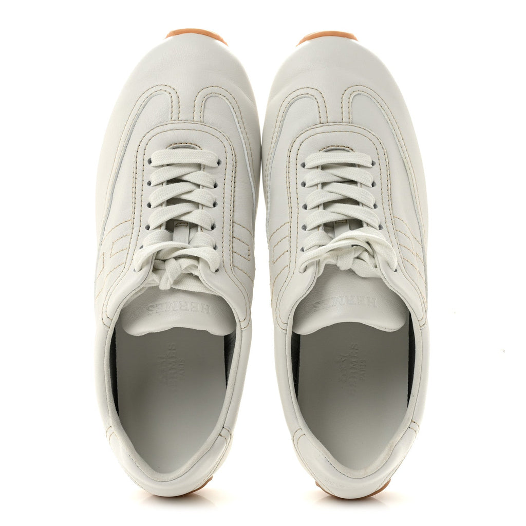 Supple Calfskin Master Sneakers 37 Beige Glaise wholesalehk.shop