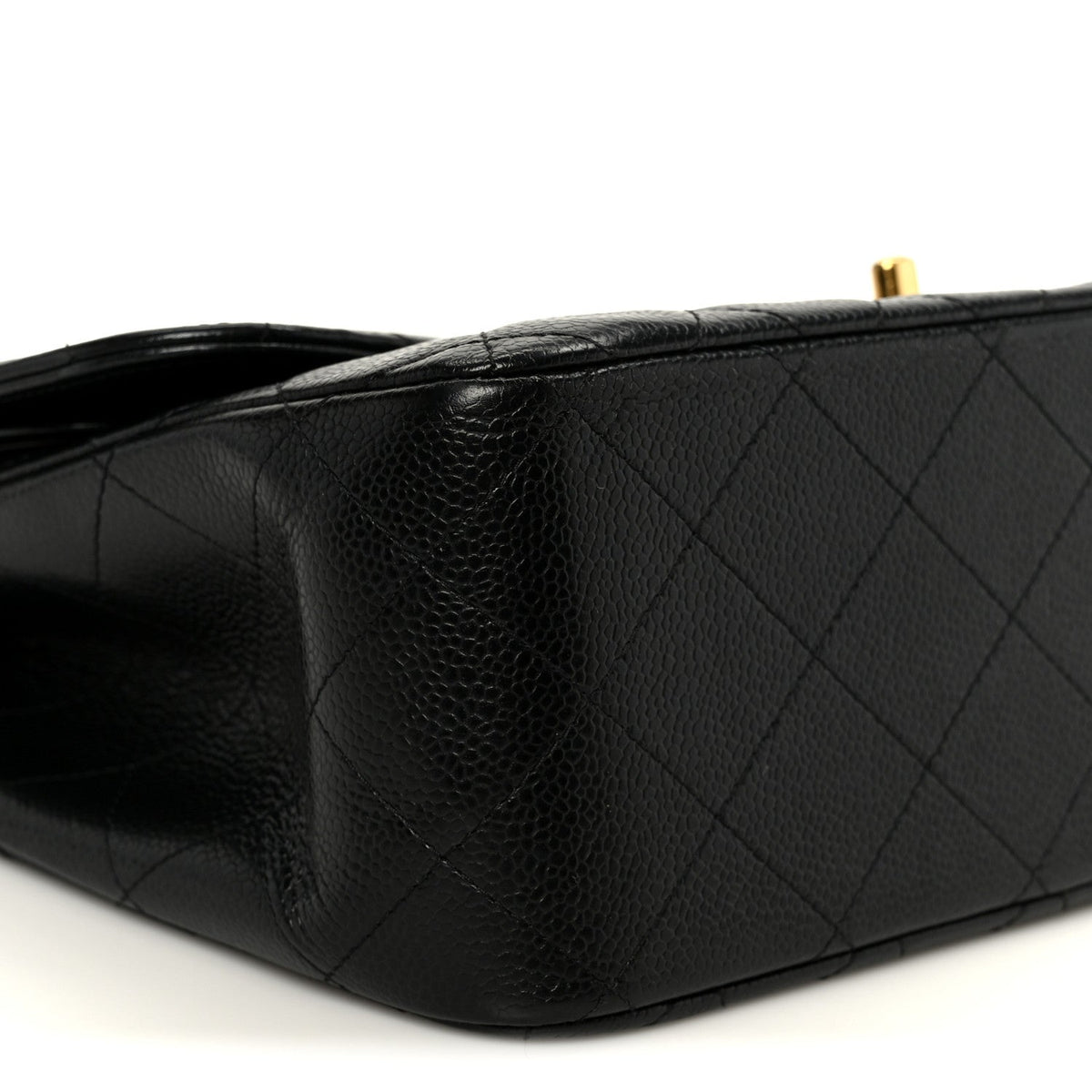 Caviar Quilted Jumbo Double Flap Black wholesalehk.shop