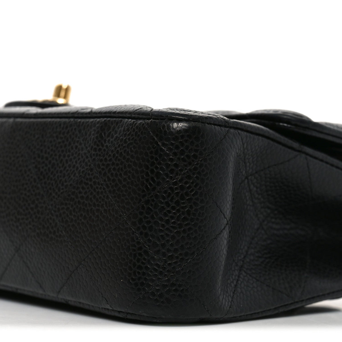 Caviar Quilted Medium Double Flap Black wholesalehk.shop