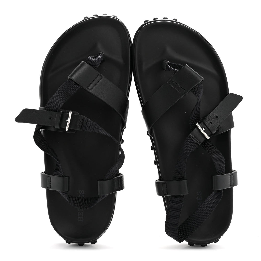 Calfskin Womens Inboard Sandals 38 Black wholesalehk.shop
