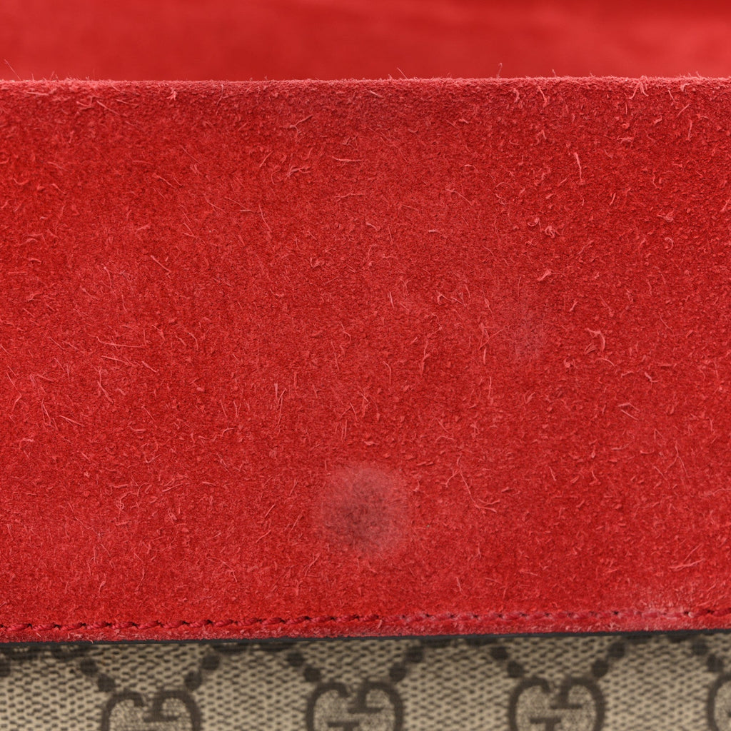 GG Supreme Monogram Small Dionysus Shoulder Bag Red wholesalehk.shop
