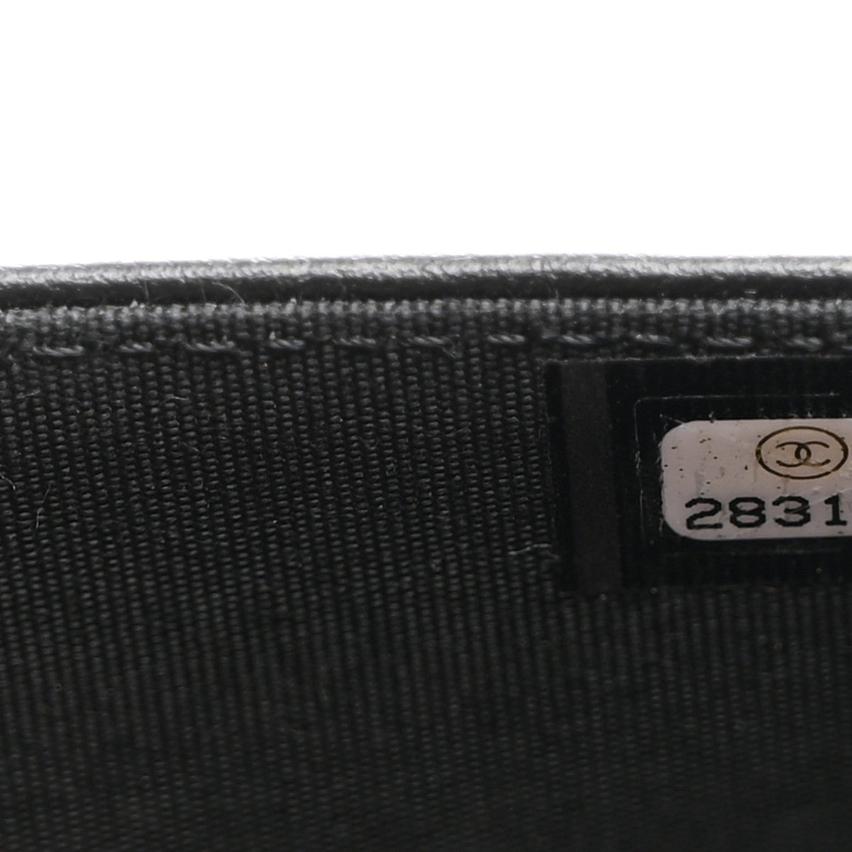 Caviar Quilted Boy Wallet On Chain WOC Black wholesalehk.shop