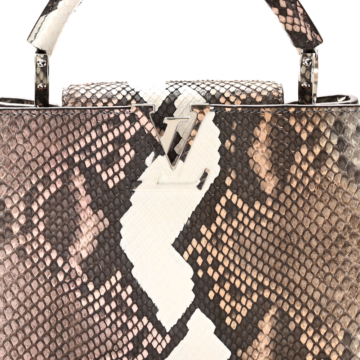 Snakeskin Capucines BB Naturel Multicolor £¨ Direct shipment via from wholesalehk.shop