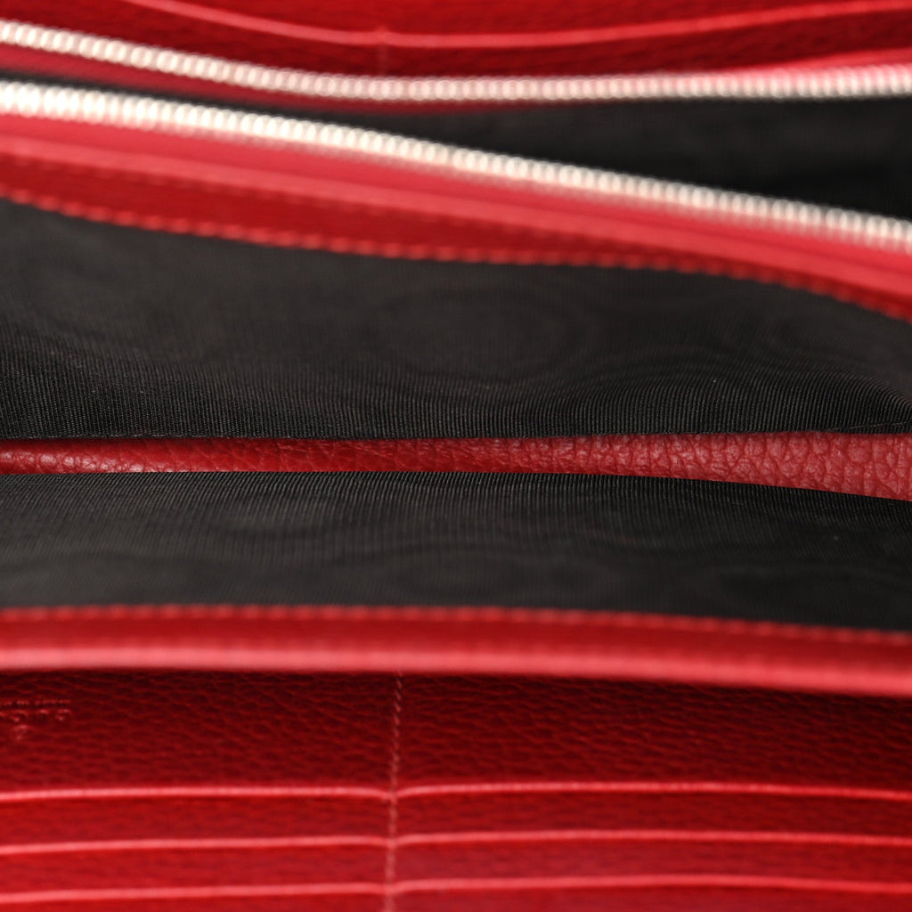 Calfskin Mini Dionysus Chain Wallet Hibiscus Red wholesalehk.shop