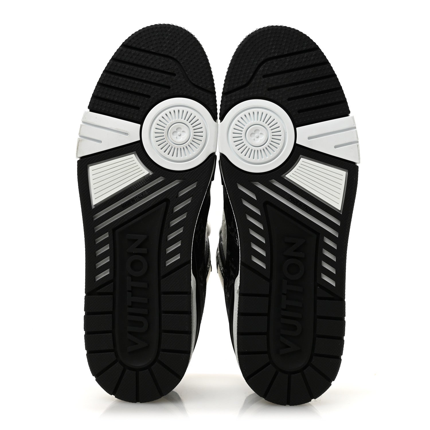 Calfskin Embossed Monogram Denim Womens LV Trainer Sneakers 41 Black 41 Black £¨ Direct shipment via from wholesalehk.shop