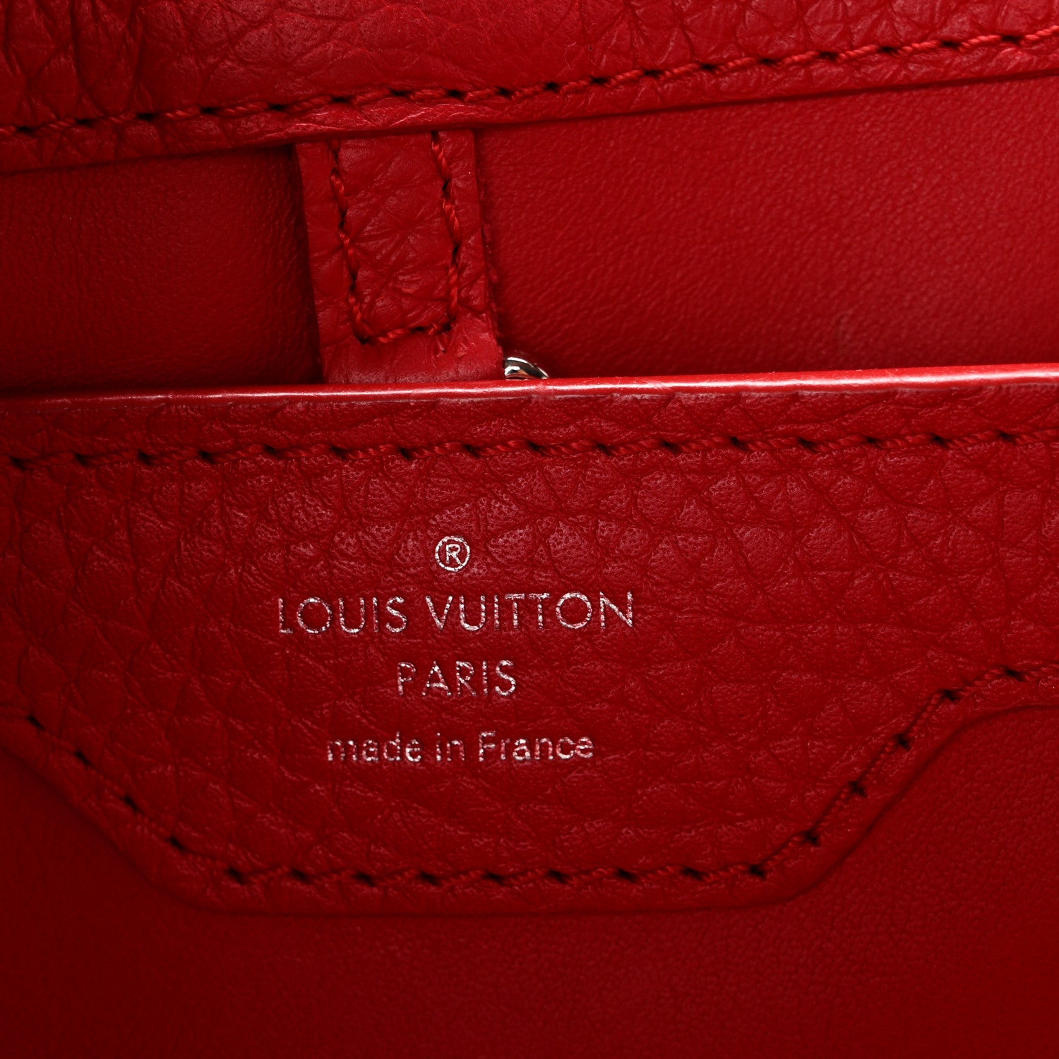 Taurillon Capucines PM Rubis £¨ Direct shipment via from wholesalehk.shop