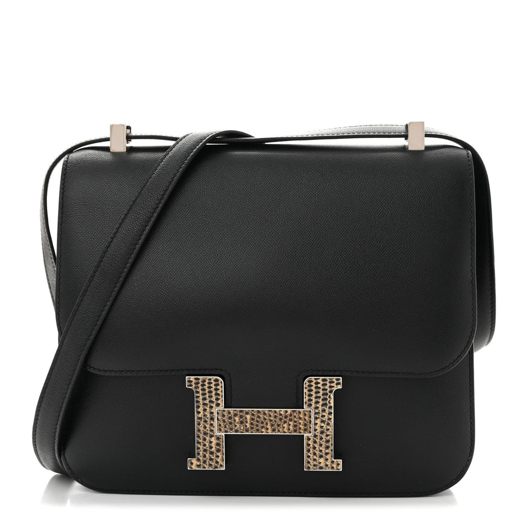 Madame Calfskin Lizard Constance 24 Black Ombre £¨ Direct shipment via from wholesalehk.shop