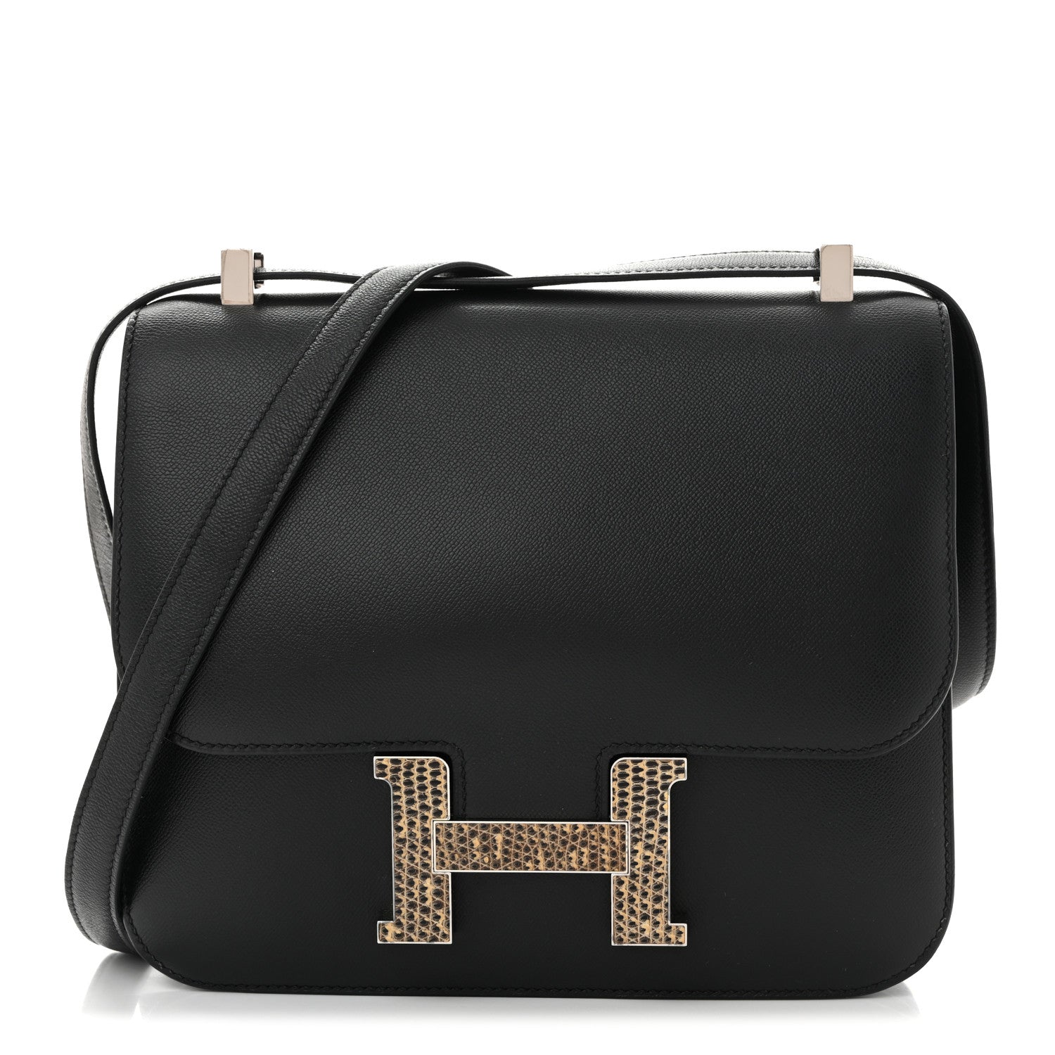 Madame Calfskin Lizard Constance 24 Black Ombre £¨ Direct shipment via from wholesalehk.shop