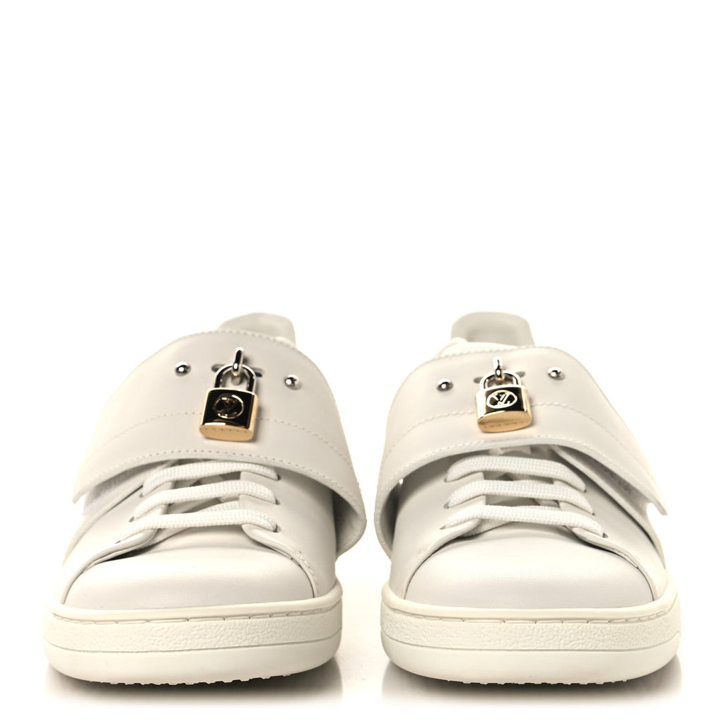 Calfskin Front Row Sneaker 36.5 White £¨ Direct shipment via from wholesalehk.shop
