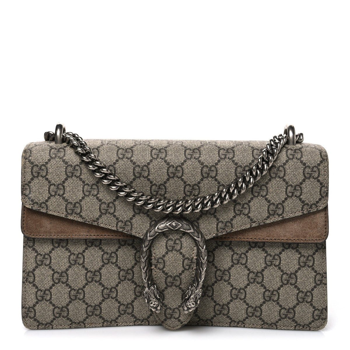GG Supreme Monogram Small Dionysus Shoulder Bag Taupe wholesalehk.shop