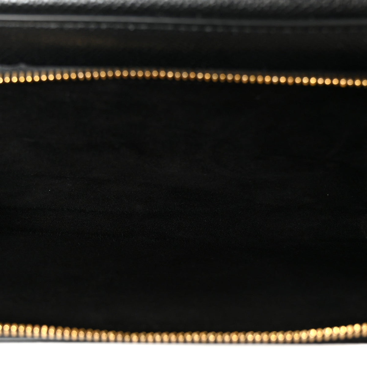 Grained Calfskin Caro Double Pouch Black wholesalehk.shop