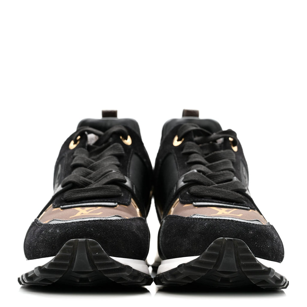 Suede Calfskin Recycled Monogram Nylon Run Away Sneakers 39 Black £¨ Direct shipment via from wholesalehk.shop