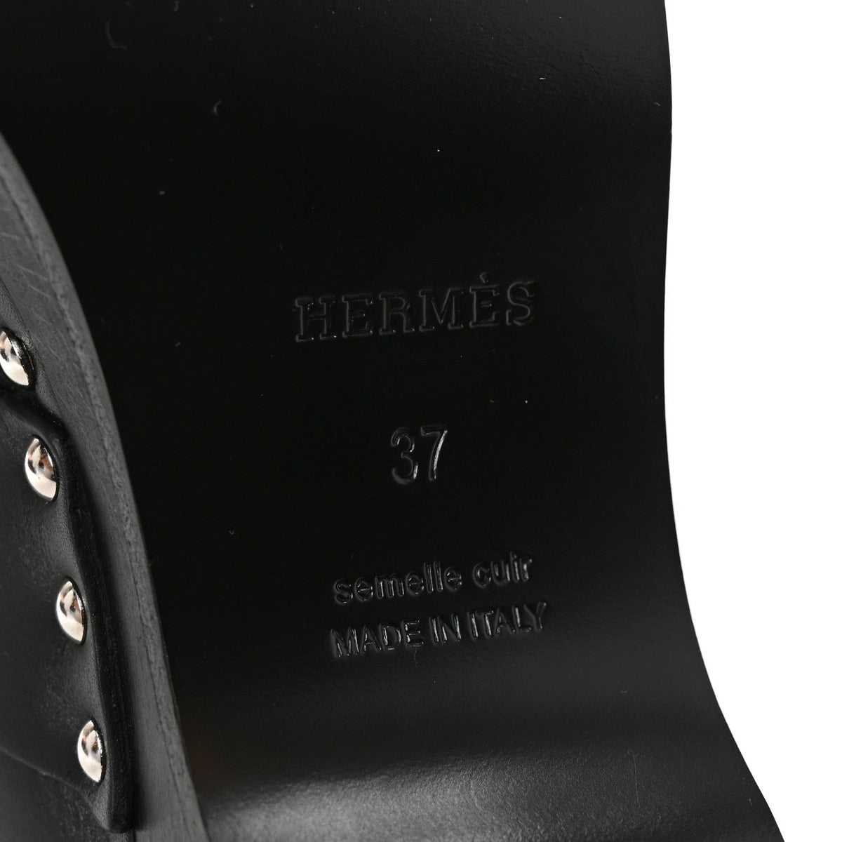 Calfskin Calya Mules 37 Black wholesalehk.shop