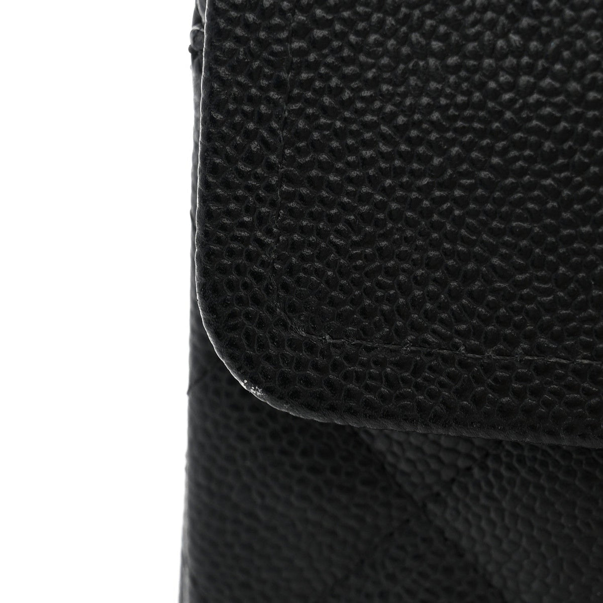 Caviar Quilted Jumbo Double Flap Black wholesalehk.shop
