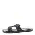 Monogram Denim Mens LV Oasis Mules 8.5 Black £¨ Direct shipment via from wholesalehk.shop