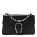 Pebbled Calfskin Small Dionysus Shoulder Bag Black wholesalehk.shop
