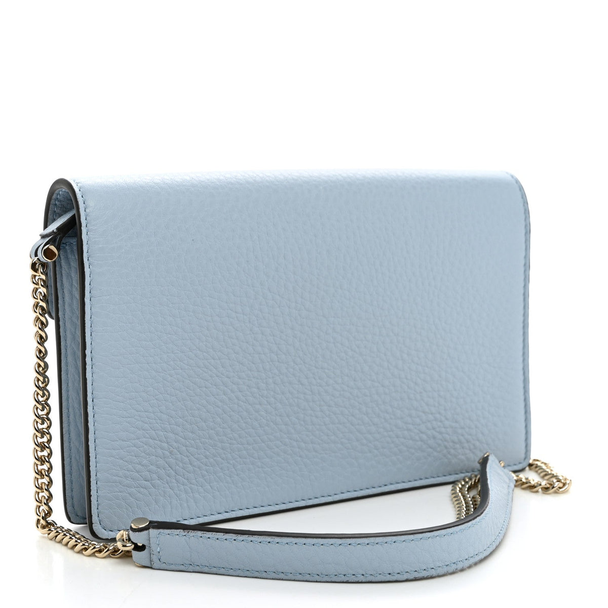 Calfskin Dionysus NM Chain Wallet Porcelain Light Blue wholesalehk.shop