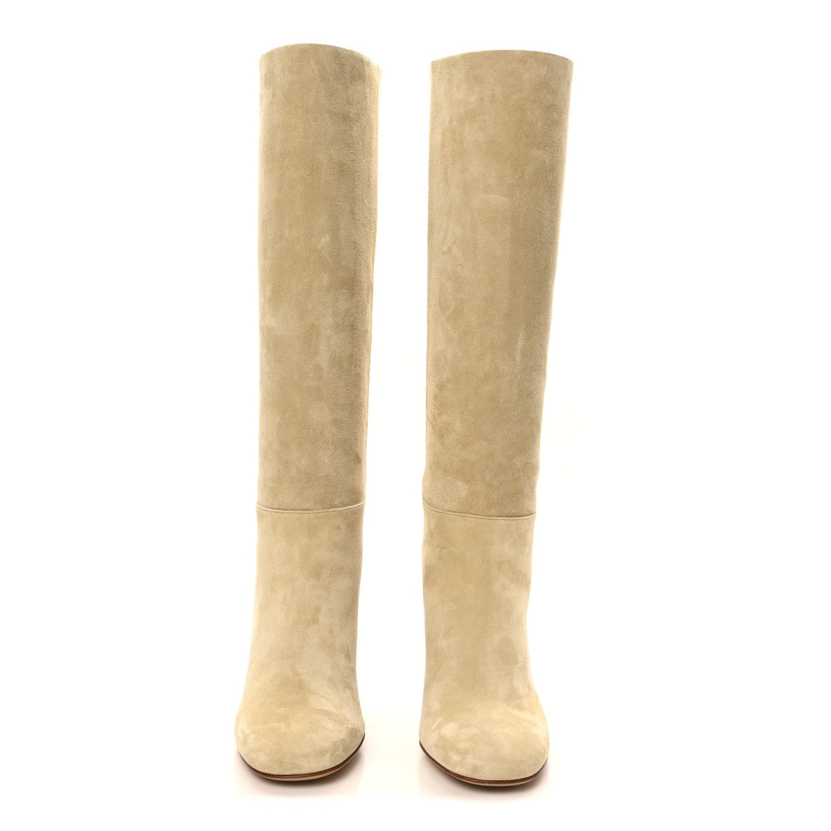 Suede Calfskin Lisiere 90 Boots 38 Beige Lin wholesalehk.shop