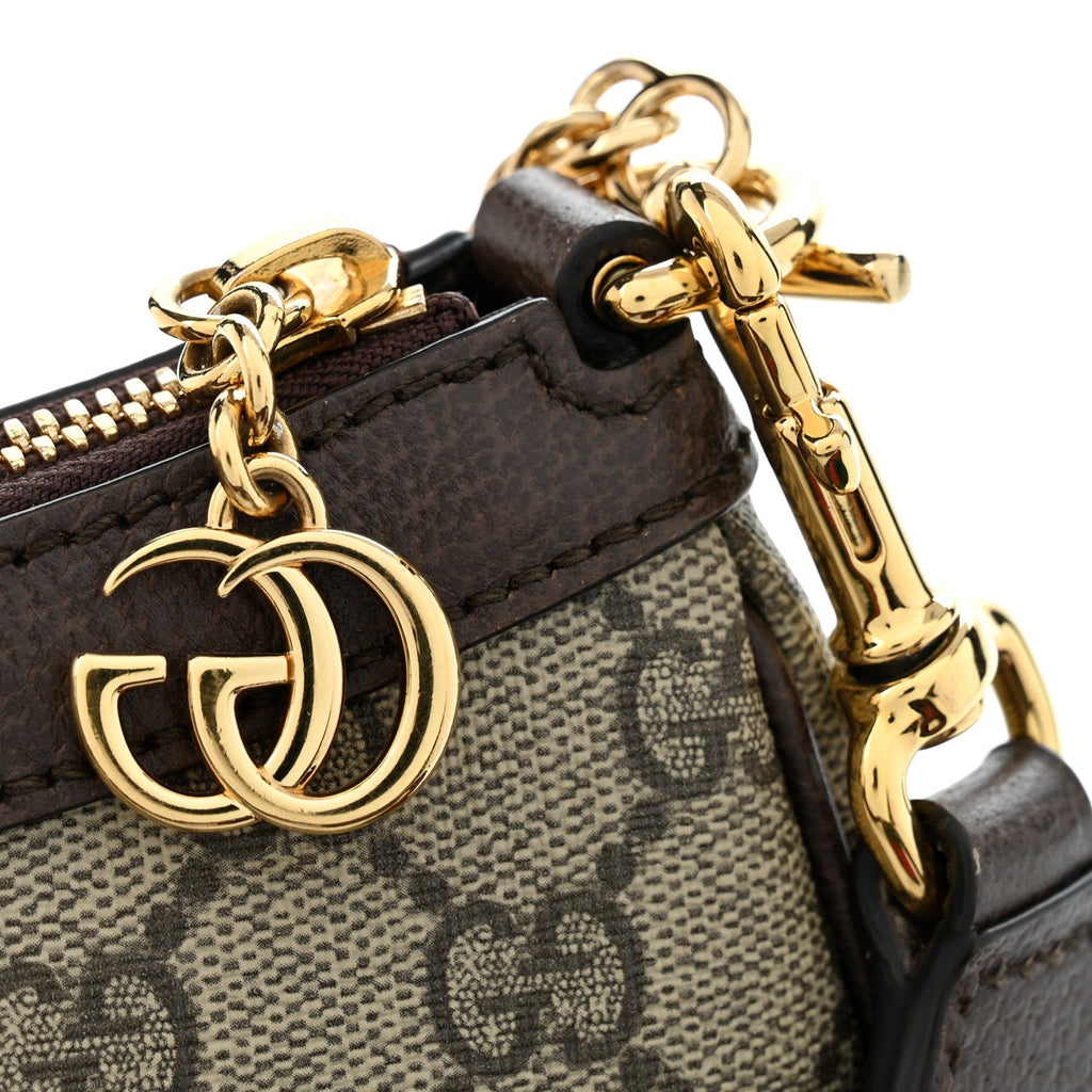 GG Supreme Monogram Textured Dollar Calfskin Web Small Ophidia GG Handbag Beige Ebony New Acero Beige Ebony New Acero Beige Ebony New Acero wholesalehk.shop