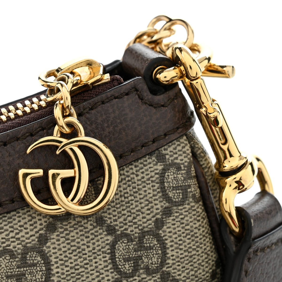 GG Supreme Monogram Textured Dollar Calfskin Web Small Ophidia GG Handbag Beige Ebony New Acero Beige Ebony New Acero Beige Ebony New Acero wholesalehk.shop