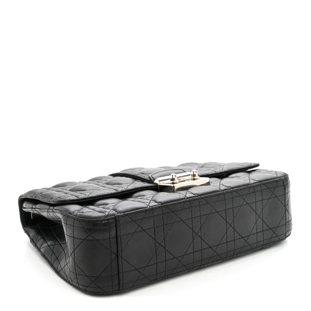 Lambskin Cannage Medium Miss Dior Flap Black wholesalehk.shop