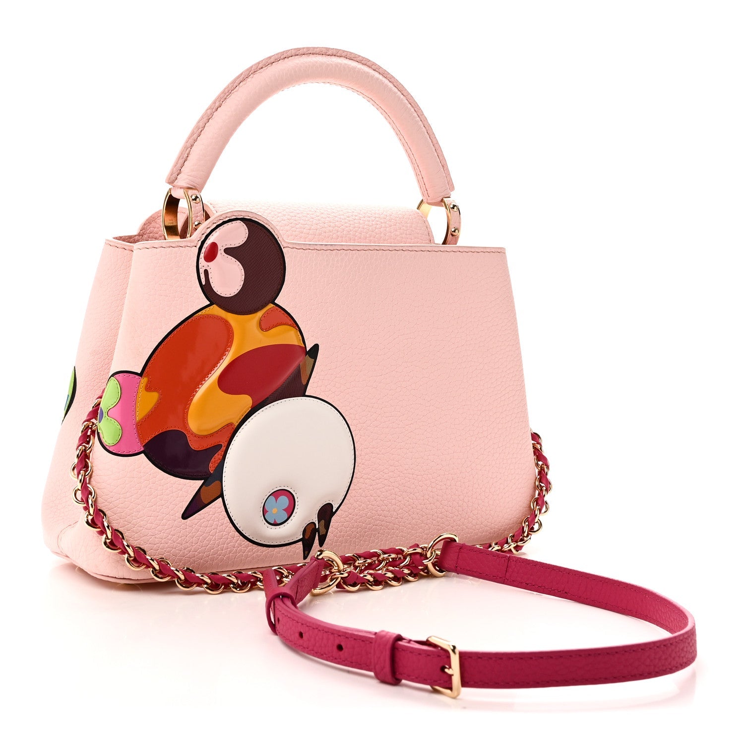 LV X TM Taurillon Superflat Panda Capucines BB Opal Pink £¨ Direct shipment via from wholesalehk.shop