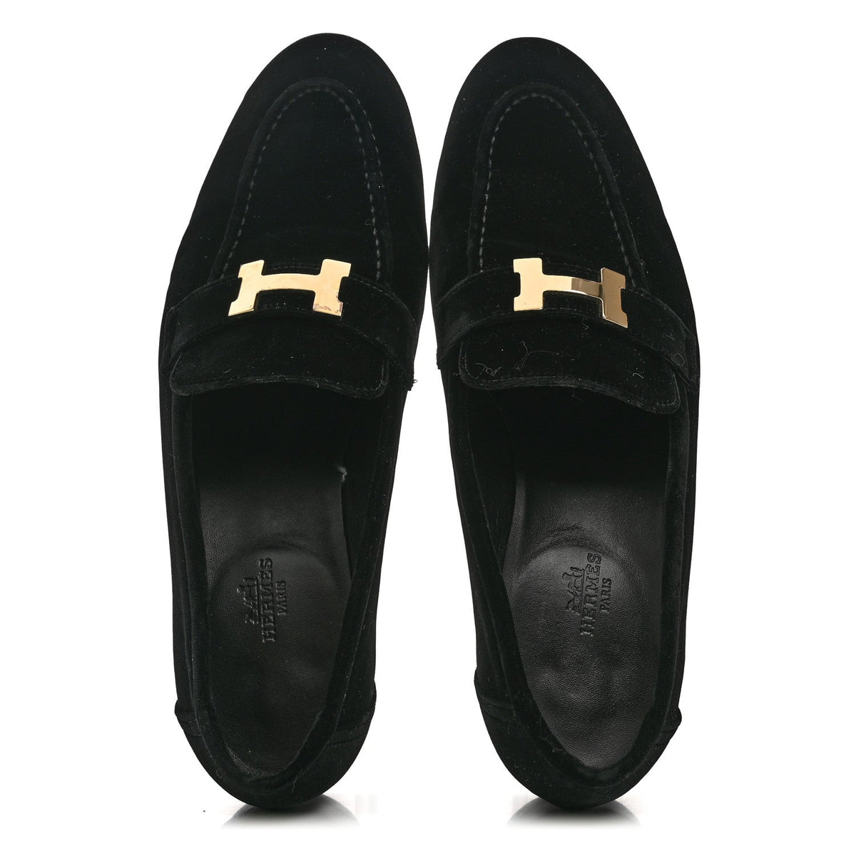 Velvet Womens Paris Loafers 41 Black wholesalehk.shop