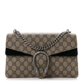 GG Supreme Monogram Small Dionysus Shoulder Bag Black wholesalehk.shop