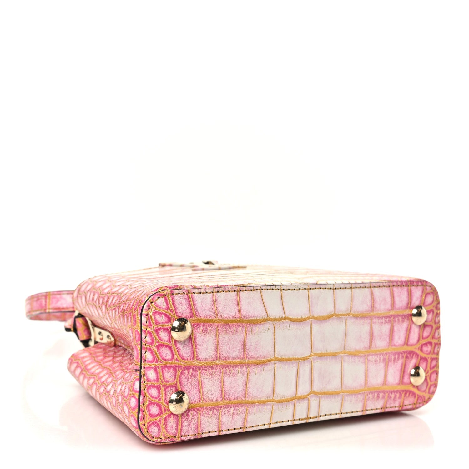 Crocodile Mini Capucines Sahara Rose £¨ Direct shipment via from wholesalehk.shop