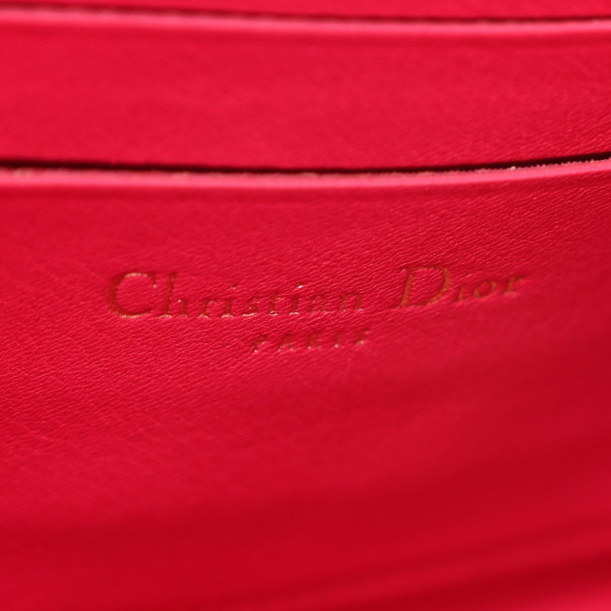 Patent Cannage Miss Dior Promenade Pouch Fuchsia wholesalehk.shop
