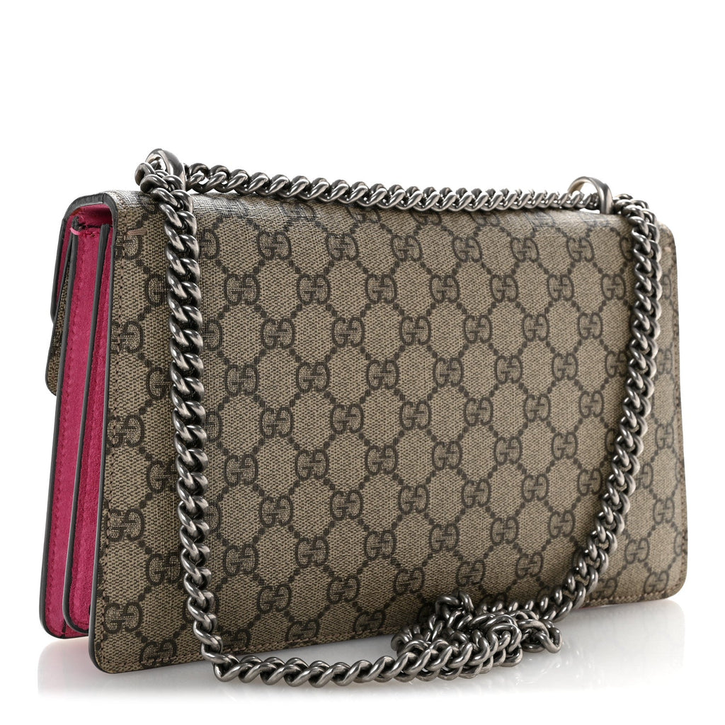 GG Supreme Monogram Small Dionysus Shoulder Bag Pink wholesalehk.shop