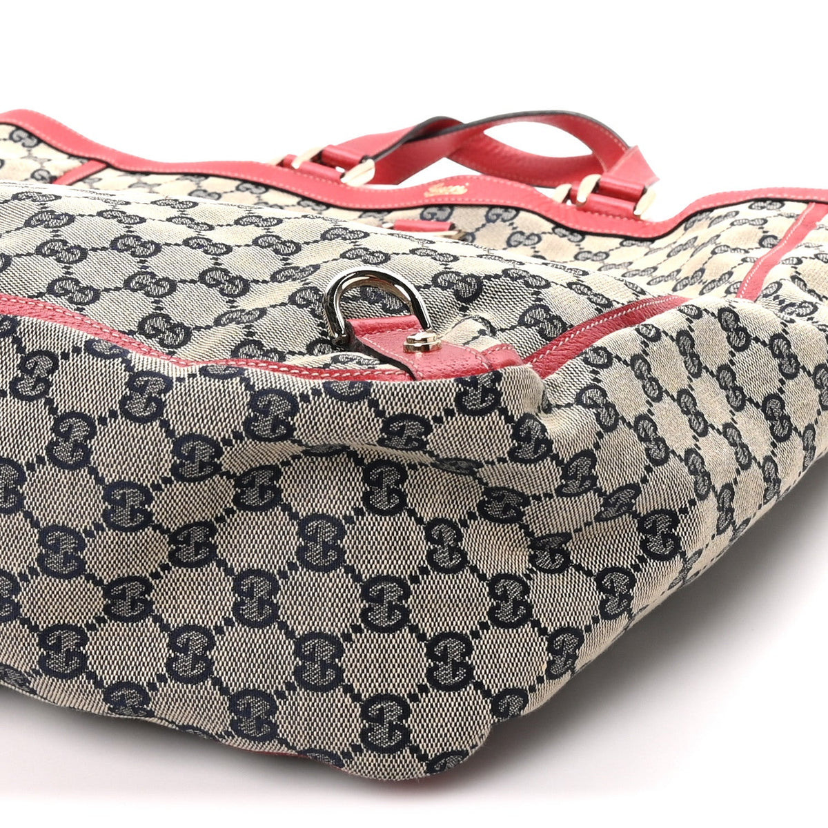 Monogram Abbey Tote Navy Red wholesalehk.shop