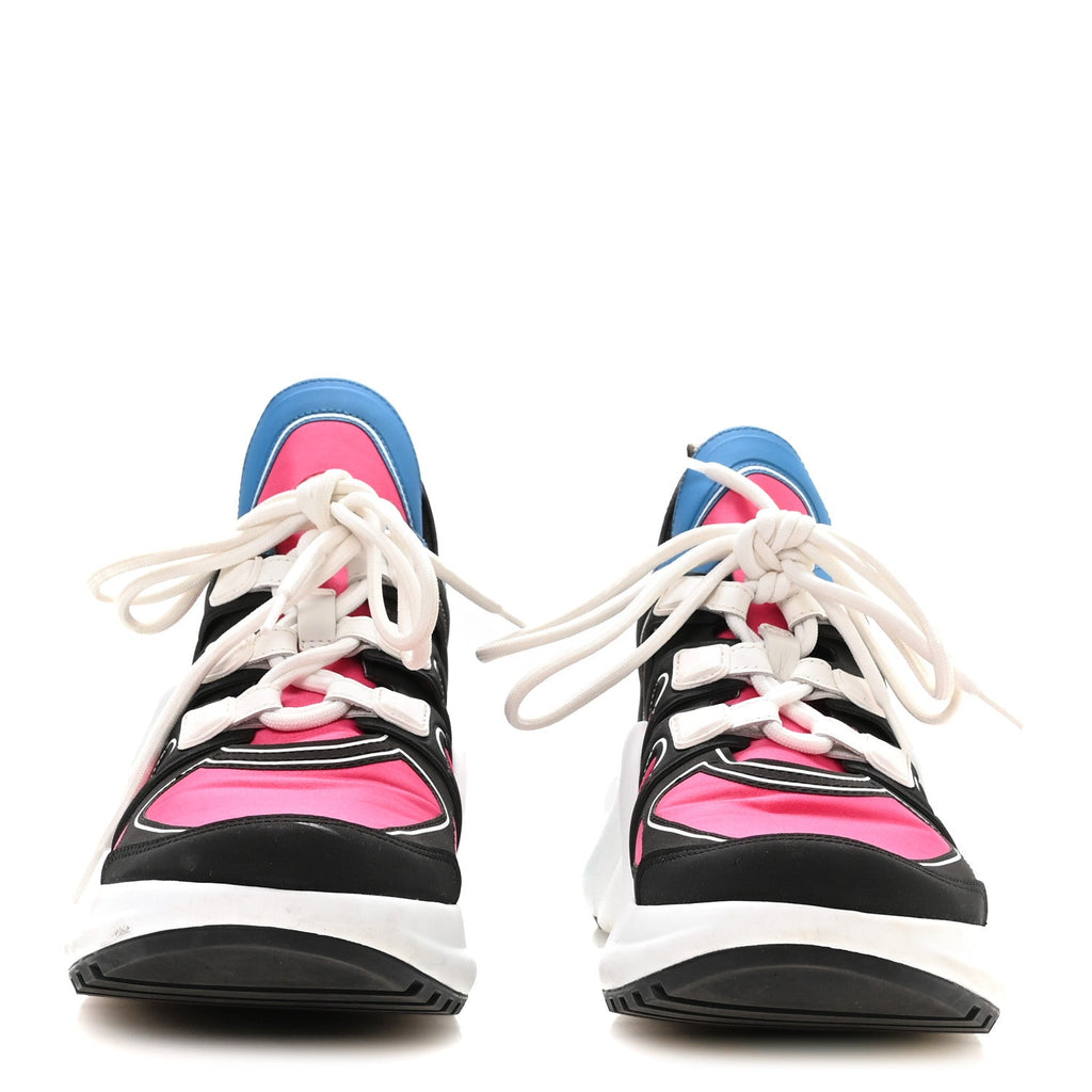 Calfskin Technical Satin LV Archlight Sneakers 38.5 Rose Pop Pink £¨ Direct shipment via from wholesalehk.shop