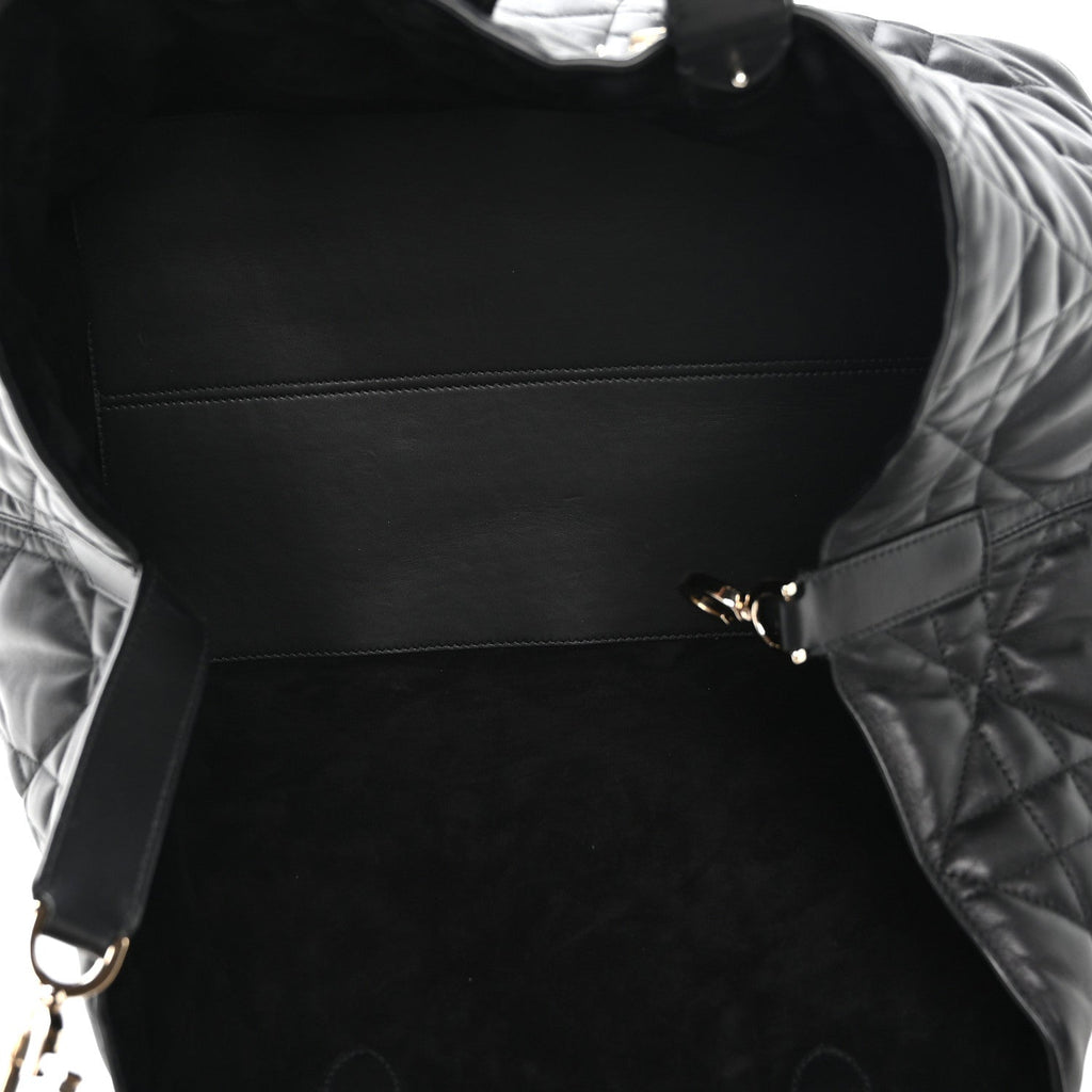 Calfskin Macrocannage Large Toujours Black wholesalehk.shop