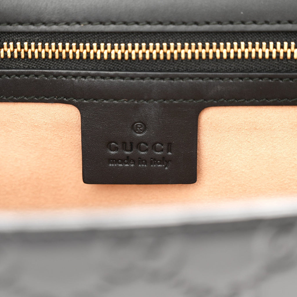 Guccissima Medium Padlock Shoulder Bag Black £¨ Direct shipment via from wholesalehk.shop
