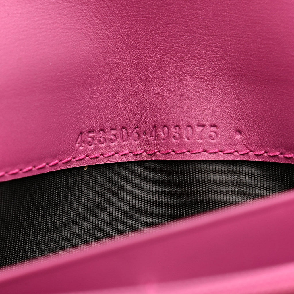 GG Supreme Monogram Moon Calfskin Padlock Continental Chain Wallet Beige Ebony Hibiscus Red New Rosette £¨ Direct shipment via from wholesalehk.shop