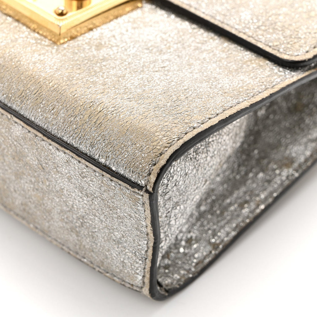 Galassia Small Padlock Shoulder Bag Platino £¨ Direct shipment via from wholesalehk.shop