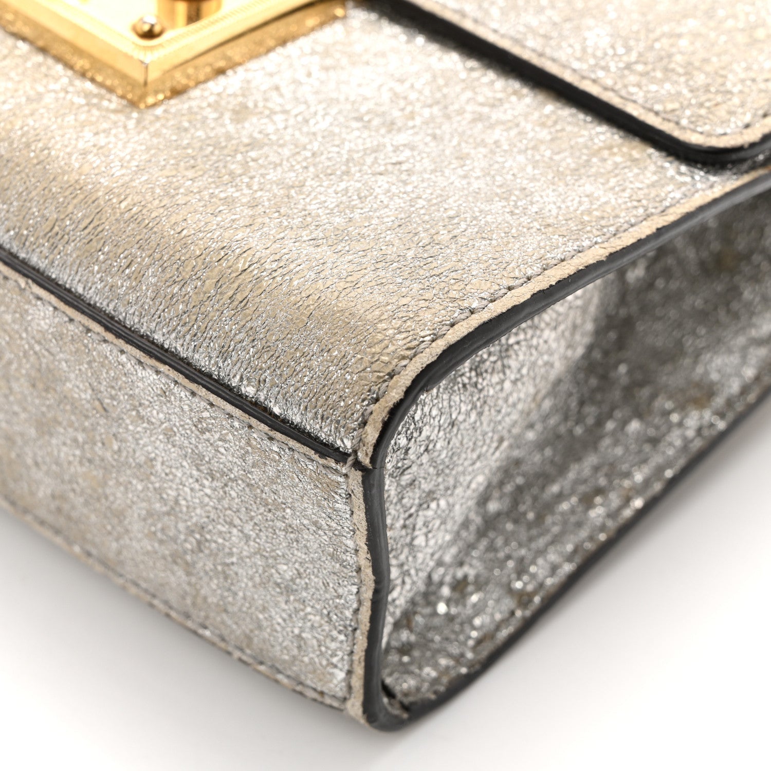 Galassia Small Padlock Shoulder Bag Platino £¨ Direct shipment via from wholesalehk.shop