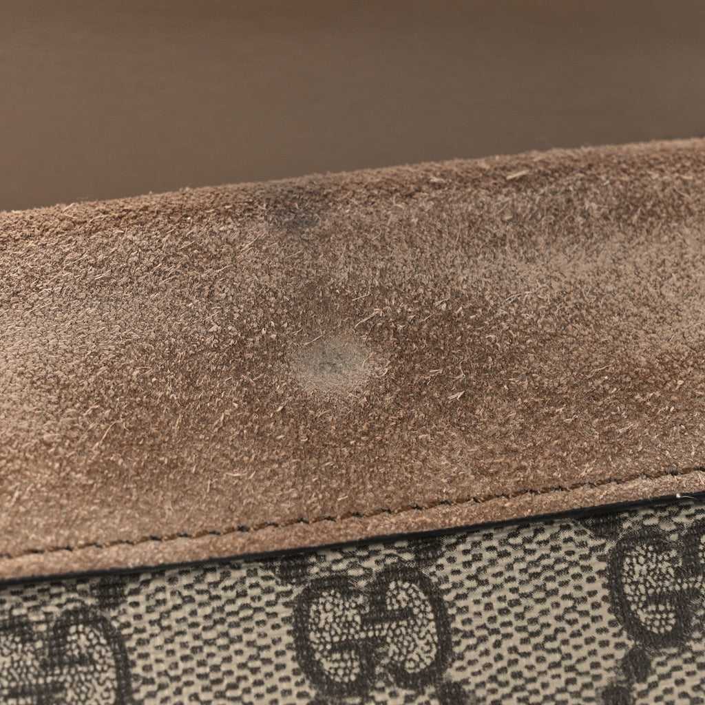 GG Supreme Monogram Super Mini Dionysus Shoulder Bag Taupe wholesalehk.shop