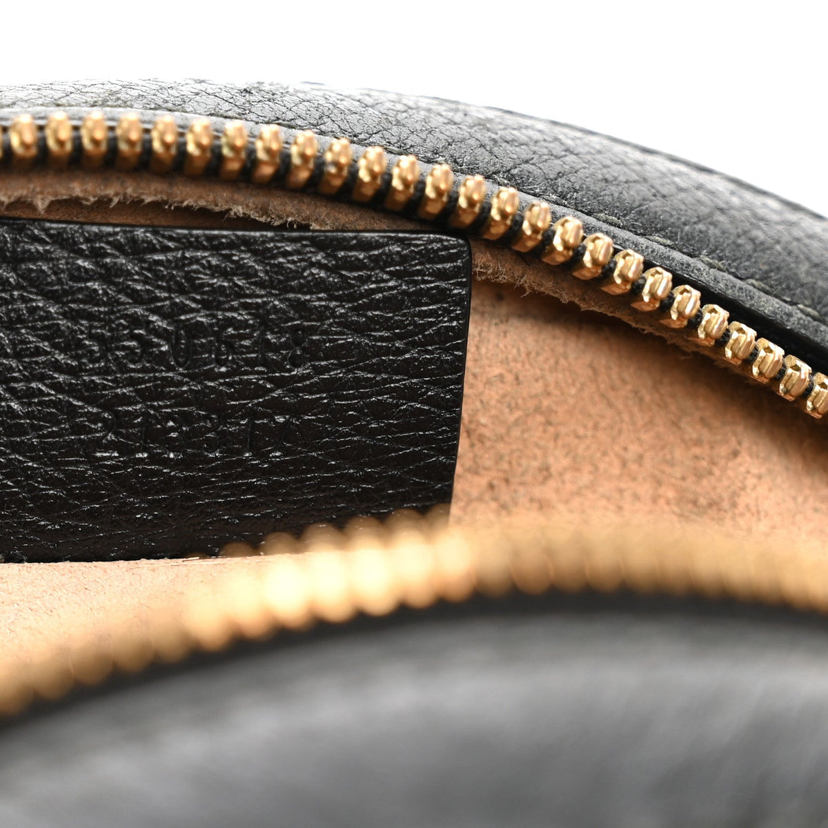 Grained Calfskin Web Mini Ophidia Round Shoulder Bag Black wholesalehk.shop