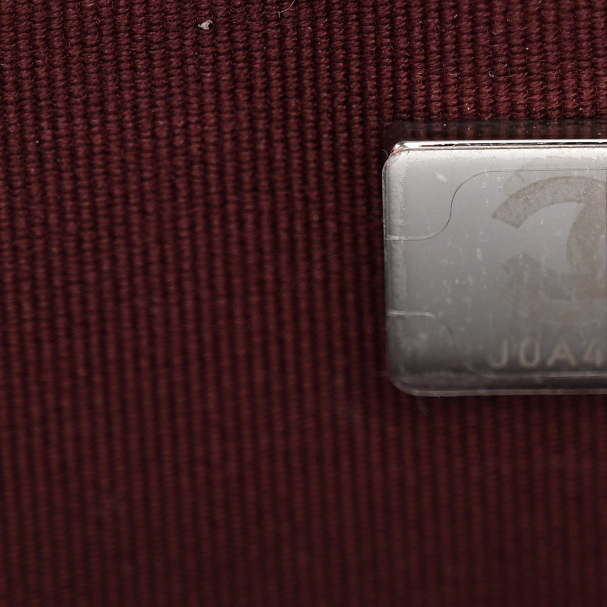 Lambskin Quilted Enamel CC Wallet On Chain WOC Burgundy wholesalehk.shop