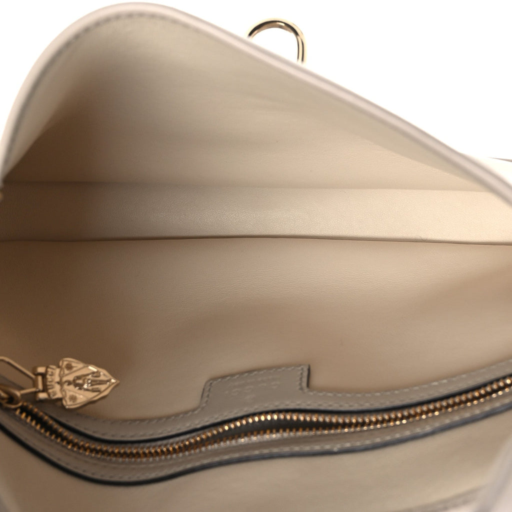 Ancora Calfskin Web Small Jackie Shoulder Bag Light Grey £¨ Direct shipment via from wholesalehk.shop