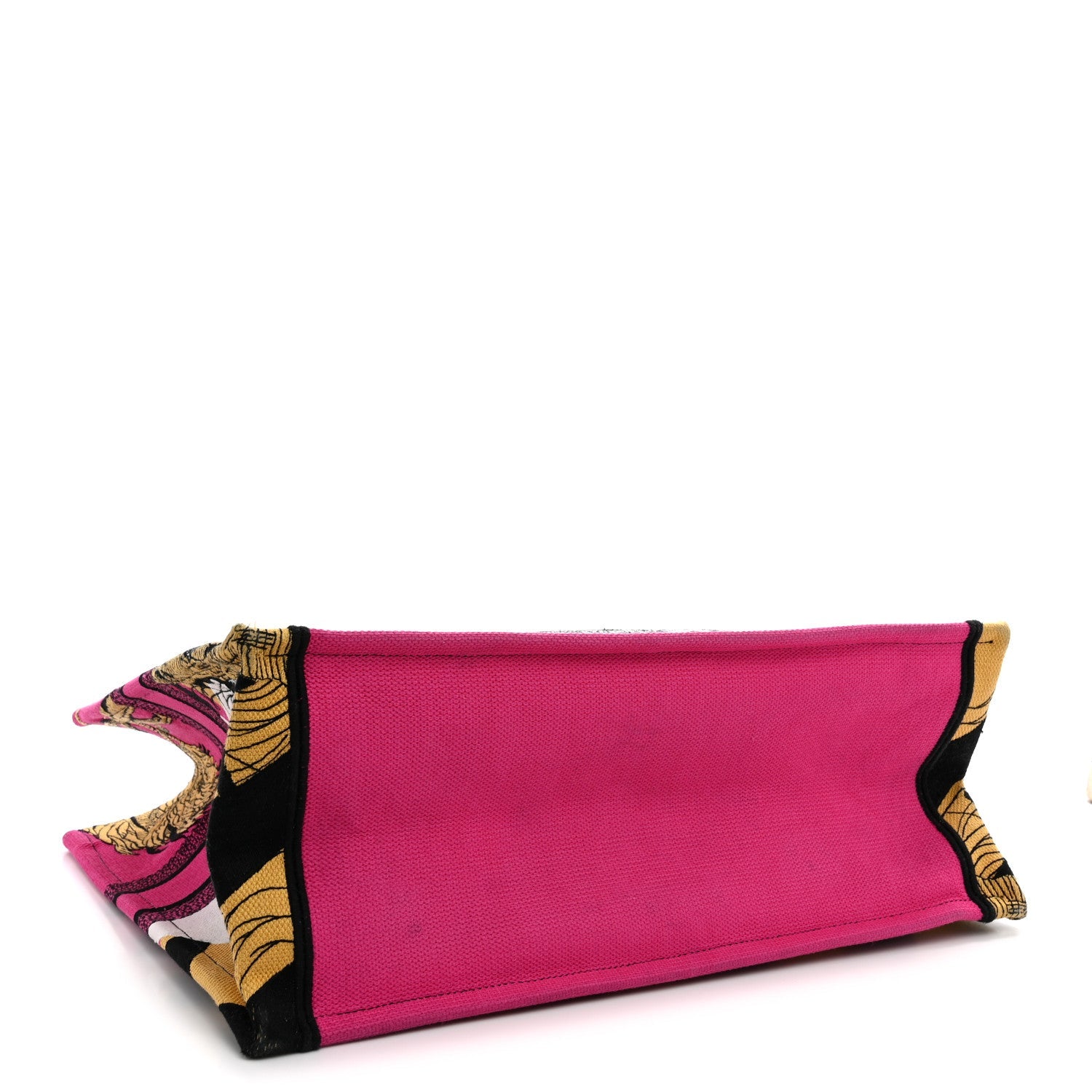 Canvas Embroidered Large Jungle Pop Book Tote Fuchsia Multicolor £¨ Direct shipment via from wholesalehk.shop