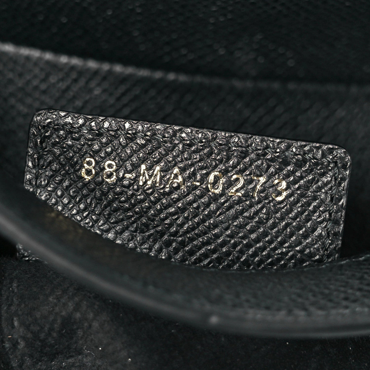 Grained Calfskin Saddle Bag With Strap Black wholesalehk.shop