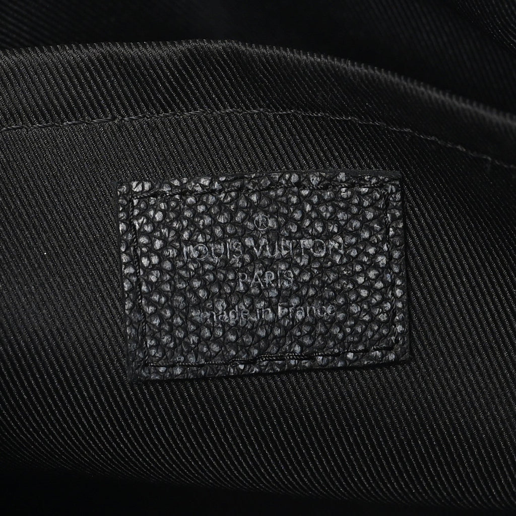 Cowhide Faded Monogram City Keepall Charcoal wholesalehk.shop
