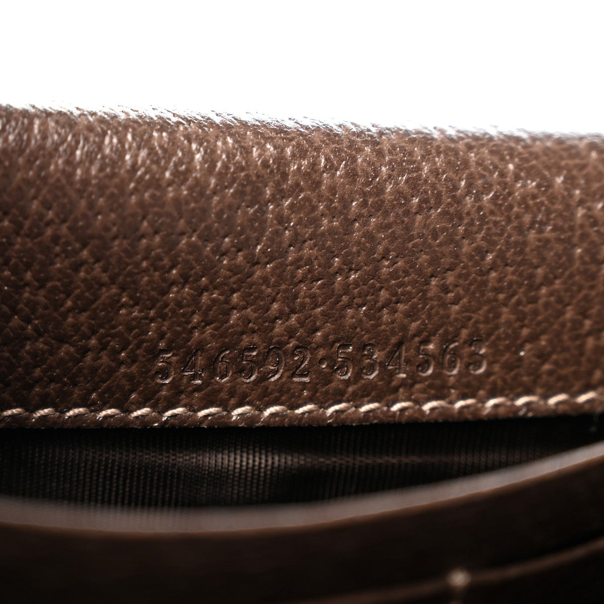GG Supreme Monogram Web Ophidia Wallet On Chain Brown wholesalehk.shop