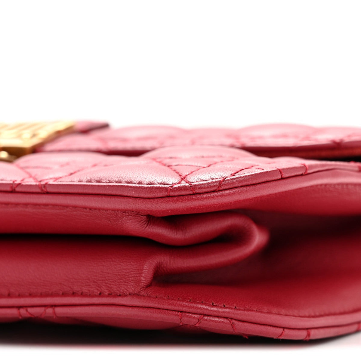 Lambskin Cannage Large Dioraddict Flap Red wholesalehk.shop