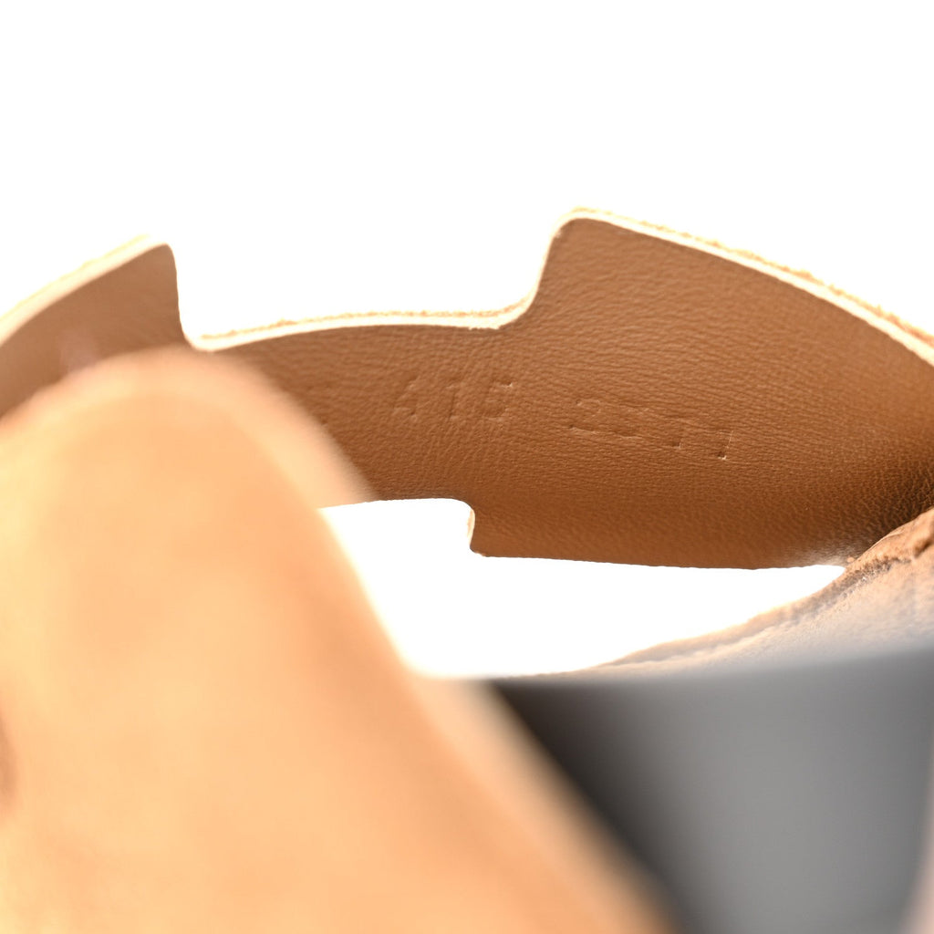 Suede Calfskin Mens Go Mules 41.5 Brun Fume wholesalehk.shop